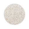 Capiz Round Metal Side Table