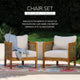St. Lucia Brown Outdoor Club Chair