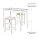 Lance Tavern Set Black With Faux Marble Top