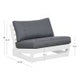 Bluffton Black White or Grey Outdoor Chair