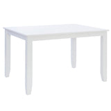Maui White Rectangle Dining Table