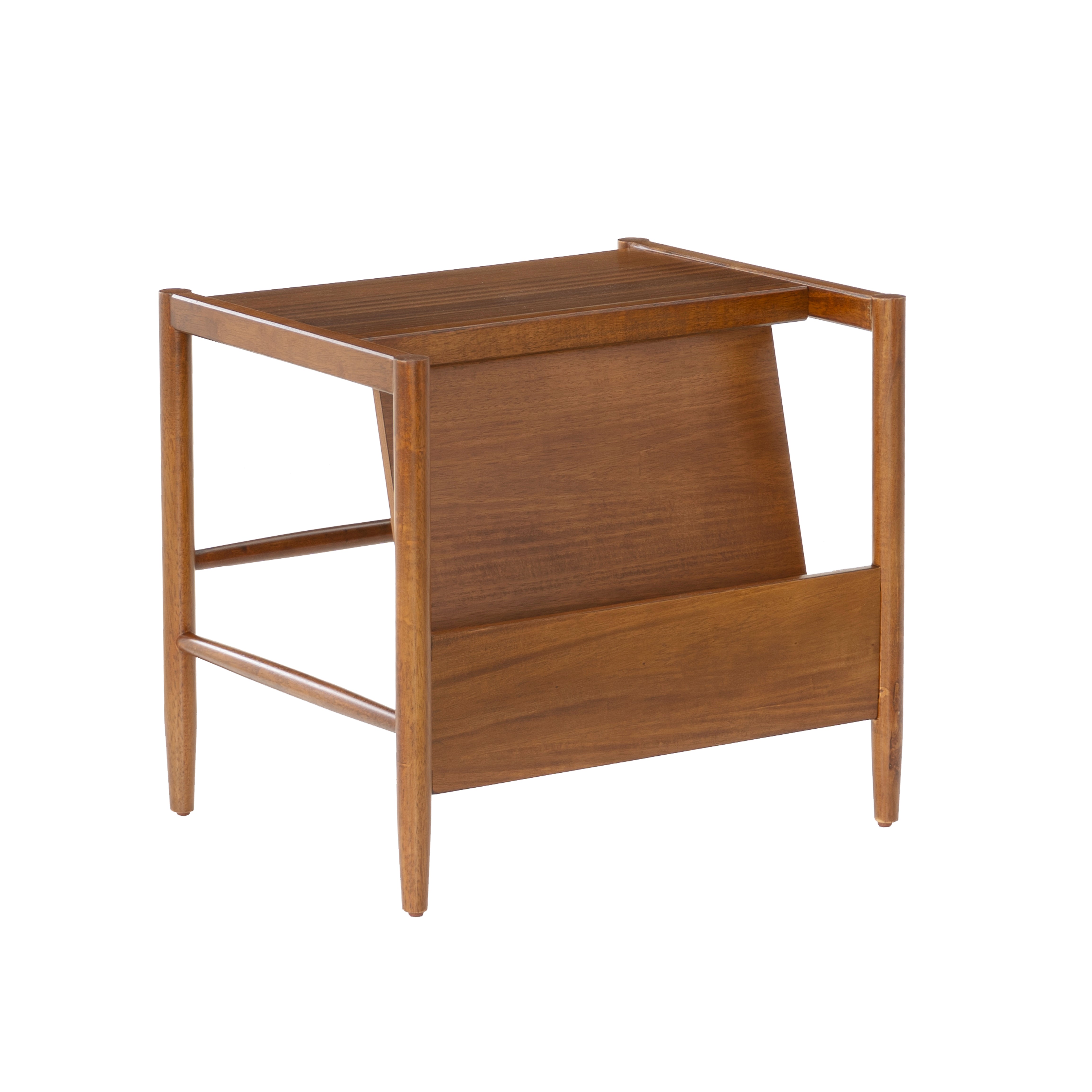 Flay Walnut Magazine Rack – Linon Home & Design LLC