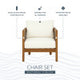 St. Lucia Brown Outdoor Club Chair