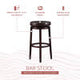 Maya Faux Leather Stool