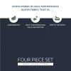 Corolla Navy 4PC Chat Set