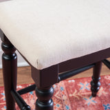Marino Antique Backless Bar or Counter Stool
