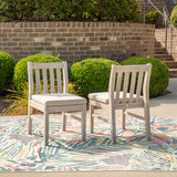 Svana Natural Outdoor Dining Chair (Set of 2)