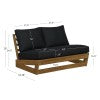 Bluffton Black White or Grey Outdoor 4PC Set