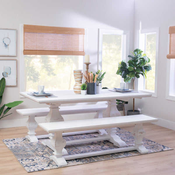 Banks 3 Piece Dining Table 2 Benches