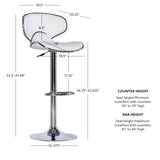 Beldon Faux Leather Bar Stool