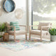 Svana Natural 5 Piece Conversation Set