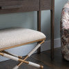 Campaign Gold Rope Stool