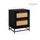 Raphael Cane Two Drawer Table