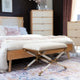 Campaign Gold Rope Stool