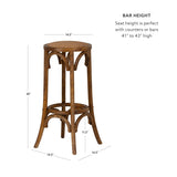 Hyde Rattan Seat Stool