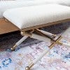 Campaign Gold Rope Stool