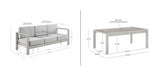 Key Largo 3 Seater 2PC Outdoor Set