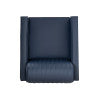 Carter Swivel Faux Leather Accent Chair