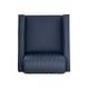 Carter Swivel Faux Leather Accent Chair