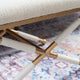 Campaign Gold Rope Stool