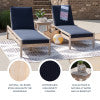Svana Blue 3PC Chaise Lounge Set