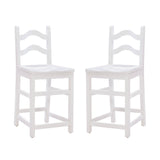 York White Counter Stools (Set of 2)