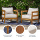 Surfside Brown Outdoor Club Chair