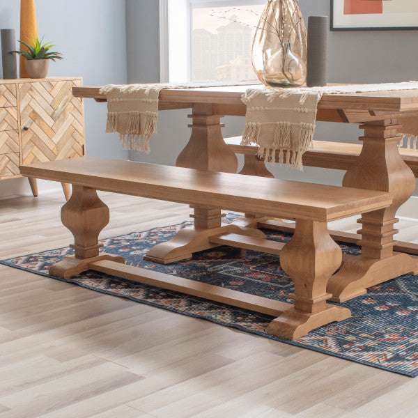 Banks 3 Piece Dining Table 2 Benches