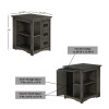 Mission Gray Side Table
