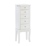 Jasmine White Jewelry Armoire