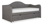 Upholstered Gray Day Bed