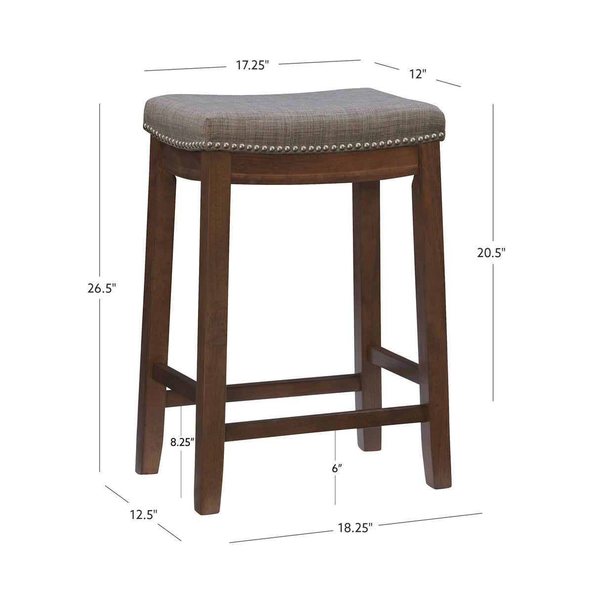 Claridge Linen Stool
