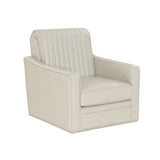 Carter Swivel Faux Leather Accent Chair