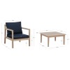 Svana Blue 5PC Side Chair Set