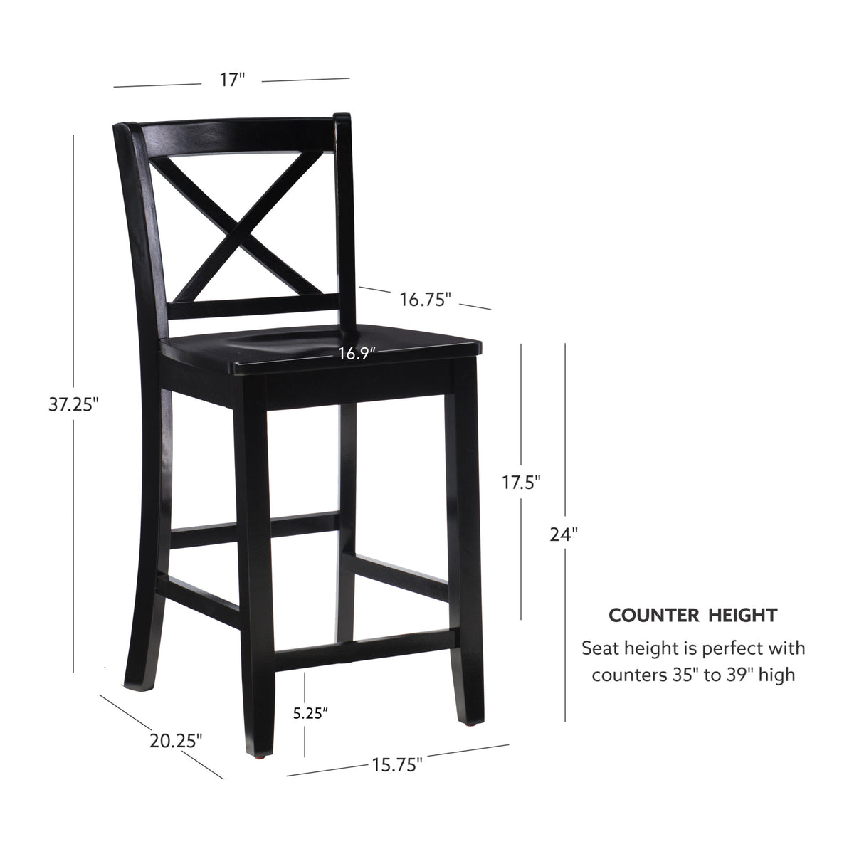 Torino X Back Stool