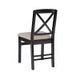 Norah Black Walnut Nook Black Table 2 Chair