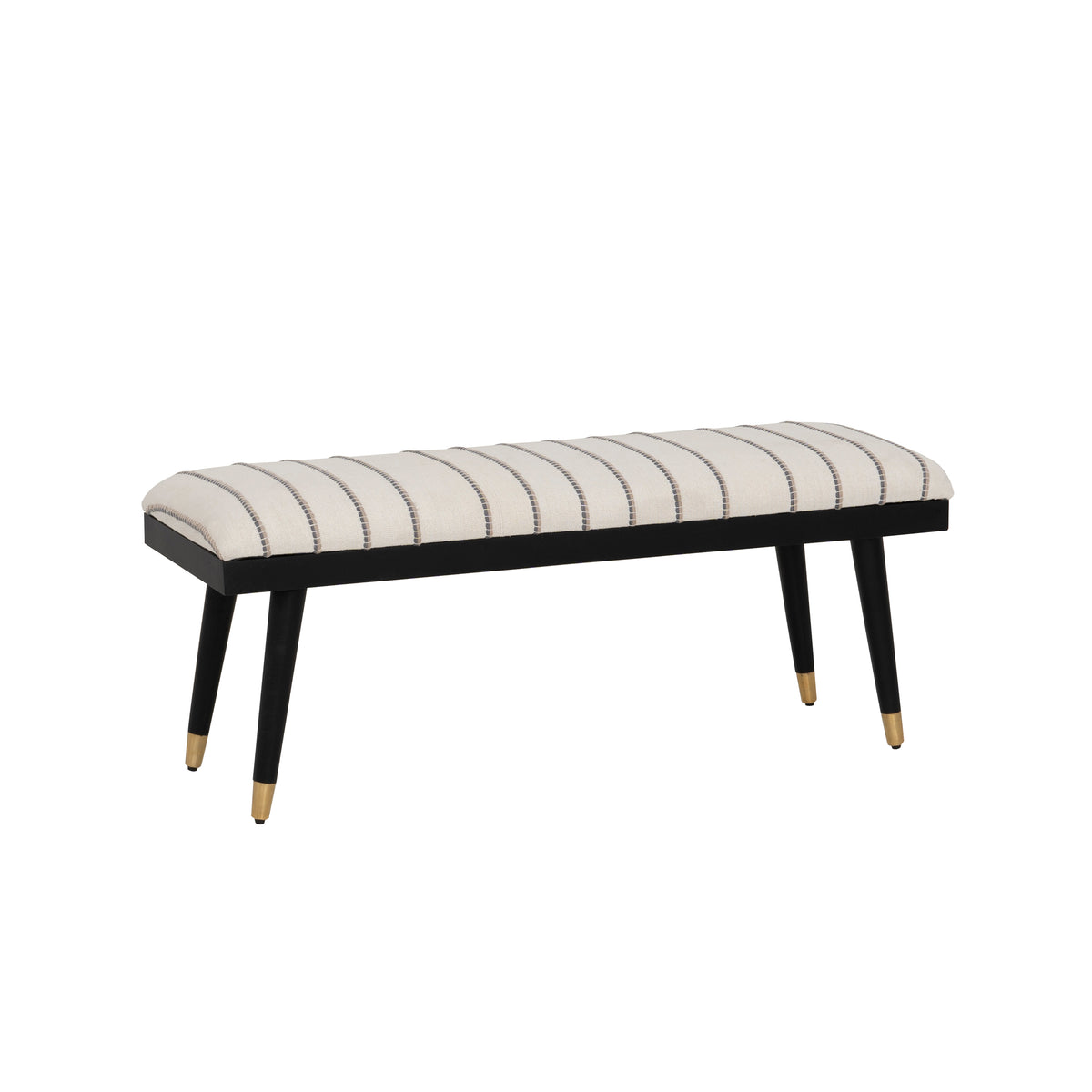 Cierra Black Upholstered Bench – Linon Home & Design LLC