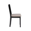 Norah Black Walnut Nook Black Table 2 Chair
