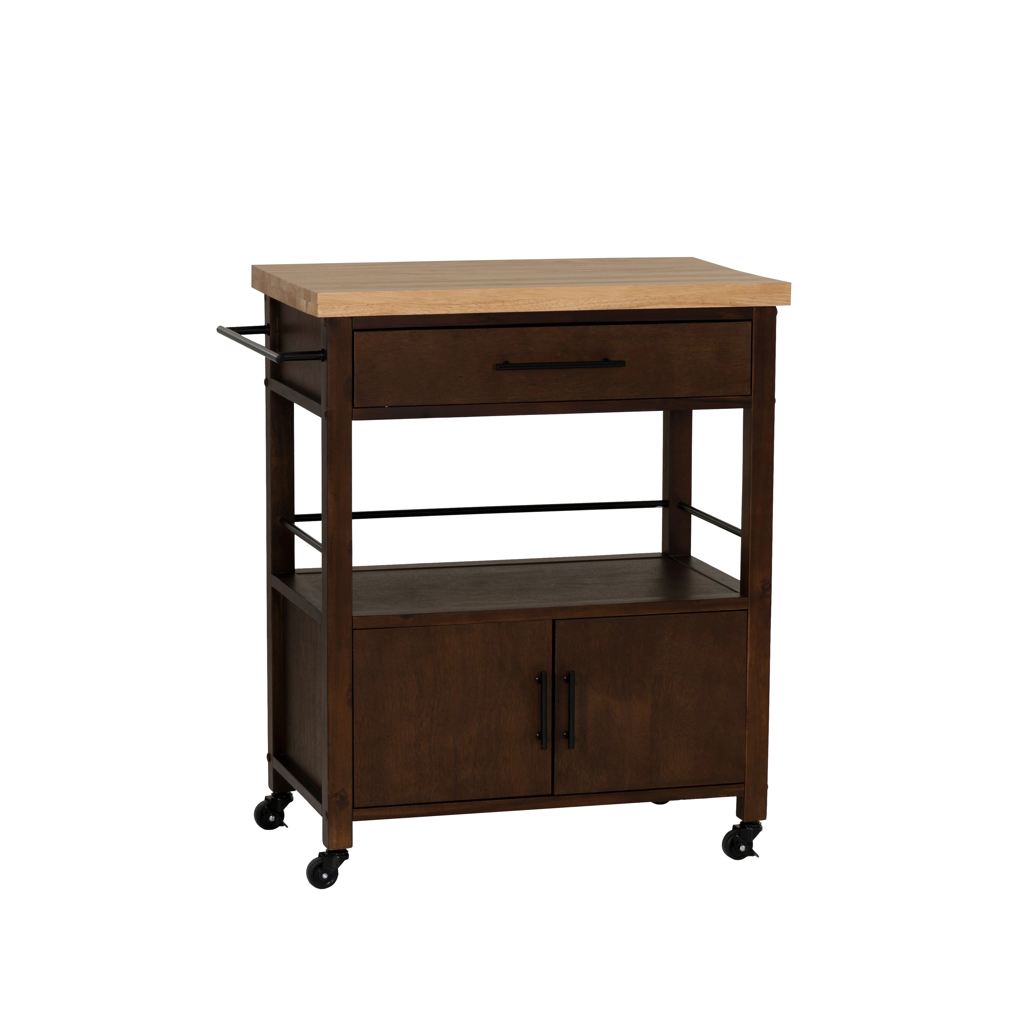Linon Home Decor Fino Kitchen Cart - Thumbnail 3
