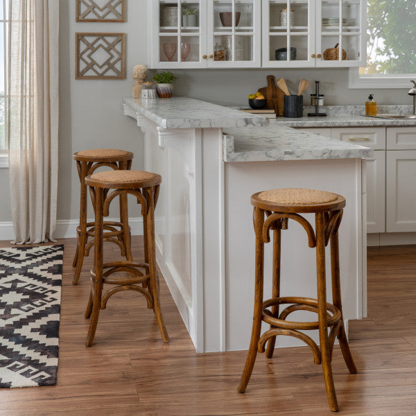 Hyde Rattan Seat Stool – Linon Home & Design LLC