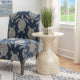 Capiz Cream Hourglass Side Table