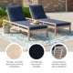 Svana Single or Double Chaise Lounger Set