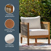 St. Lucia Brown Outdoor Club Chair