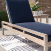 Svana Blue 3PC Chaise Lounge Set