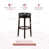 Maya Faux Leather Stool