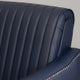 Carter Swivel Faux Leather Accent Chair