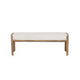 Walden Upholstered Curve Leg Bench