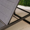 Alora Aluminum 3PC Chaise Lounge and Table Set