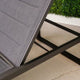 Alora Aluminum 3PC Chaise Lounge and Table Set