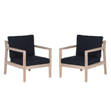 Svana Beige or Navy Side Chair (Set of 2)